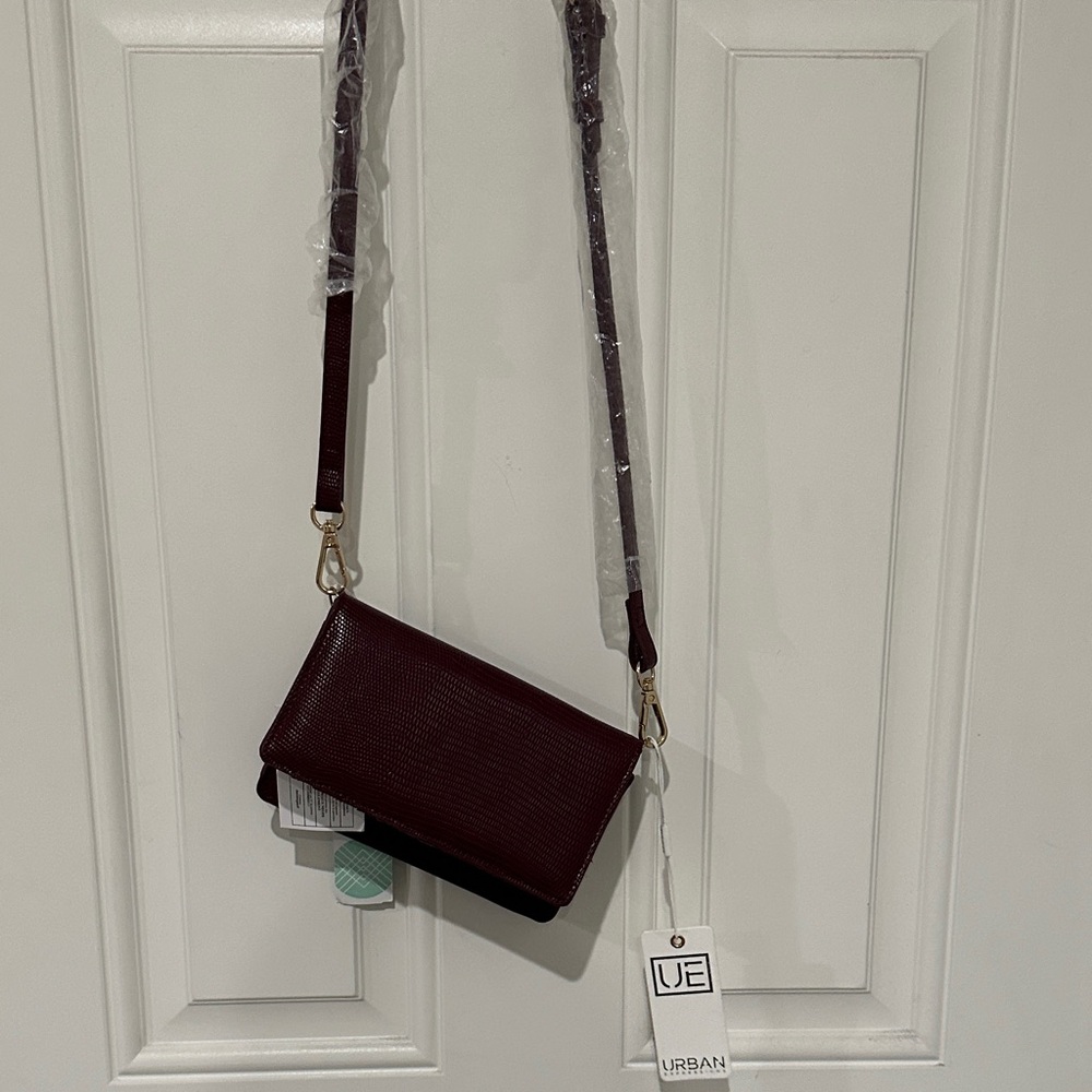 Urban Expressions Dark Red Crossbody Bag